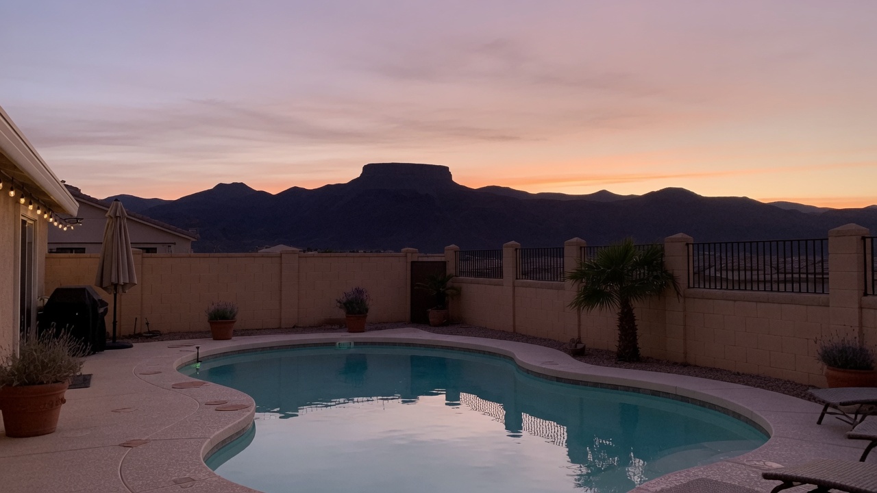 pool light repair — Las Vegas pool care in West Summerlin